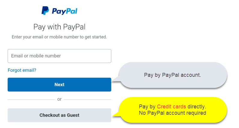 paypal guide line