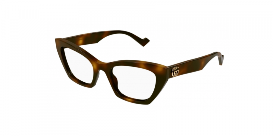 メガネ GUCCI Gucci - GG1334O - 002 havana havana transpa Best deal of GUCCI GG1334O 002/HAVANA-HAVANA-TRANSPARENT