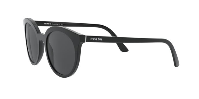 Best deal of PRADA PR 02XSF 1AB5S0/BLACK SUNGLASSES