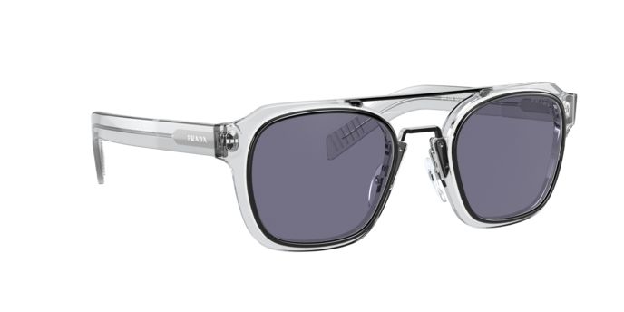 Best deal of PRADA PR 07WS 04L420/BLACK/WHITE/GREY SUNGLASSES