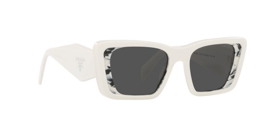 Best deal of PRADA PR 08YSF 02V5S0/WHITE/HAVANA BLACK RX SUNGLASSES