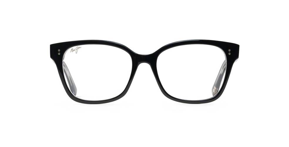 Maui Jim mjo2231 black with crystal eyeglasses