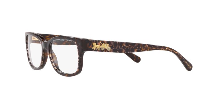 Coach Womens Eyeglasses HC6133F 5573 Tortoise sale Glitter 54mm NWT