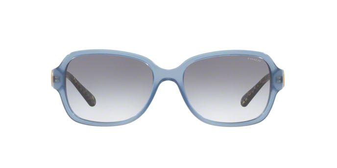 Best deal of COACH HC8241 552179 MATCH MILKY BLUE DENIM RX SUNGLASSES