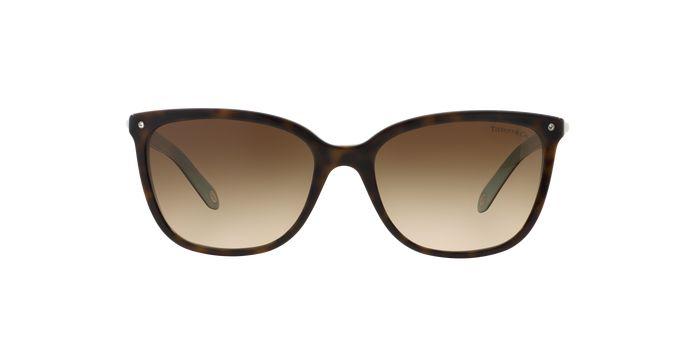 Tiffany havana blue clearance sunglasses