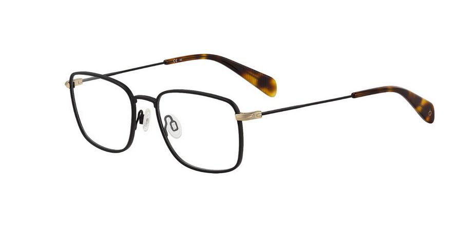 Best deal of RAG & BONE RNB7022 0RHL_GOLD BLACK EYEGLASSES